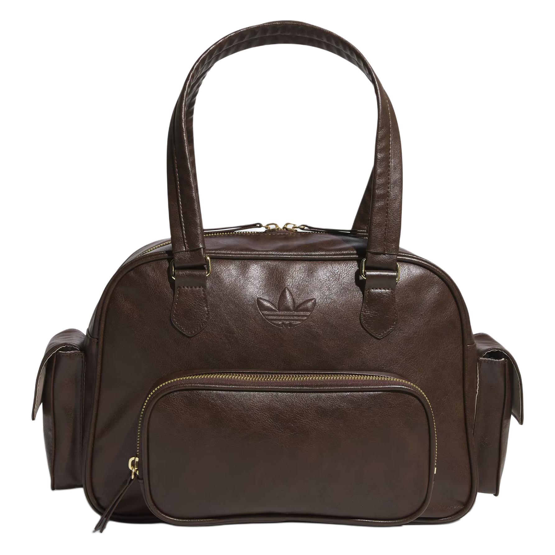 

Новая сумка-байкер из ПУ Adidas Originals, сумка через плечо, обычная, унисекс, коричневая, JV9284 32.0*14.0*22.1CM