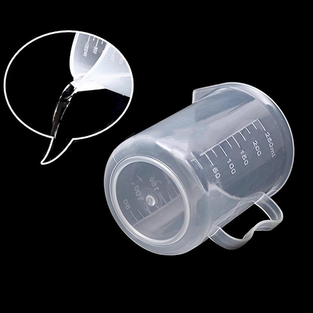 Reusable Transparent Durable Plastic Measuring Cup With Handle Measuring Cylinder Measuring Jug