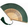 Natural Bamboo, Elegant Chinese Style Folding Bamboo Fan, Retro Style Handheld Fan 21CM (8.75 inches) Suitable for Men and Women