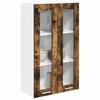 Hanging Cabinet Smoked Oak 60 x 31 x 100 cm Wood Based Material