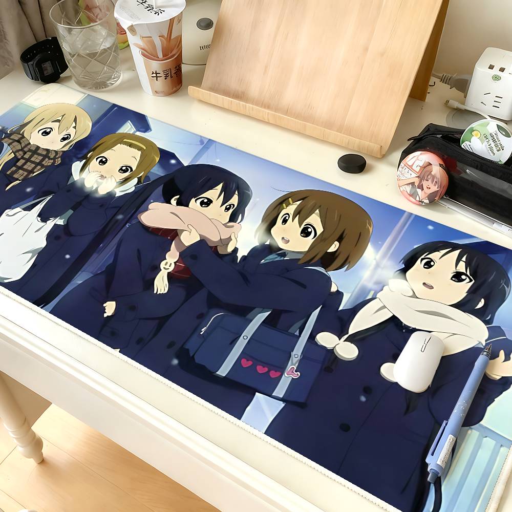 Anime K-ON Mouse Pad Computer Mat Deskpad Laptop Keyboard Mat Office Large Landscape Mousepad