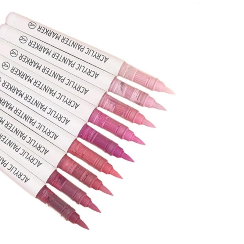 

9 шт. Акрилові ручки Акрилові фарби Акрилові маркери Набір акрилових маркерів Товари для рукоділля для малювання Гарбуз Камінь