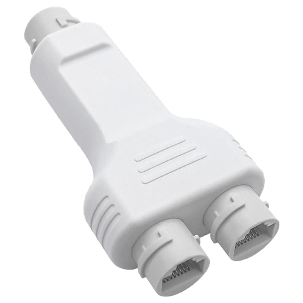 IP68 Waterproof RJ45 Coupler Splitters for Networks Expansion POE Splitters Supports IEEE802.3af/at Up To 30W Input