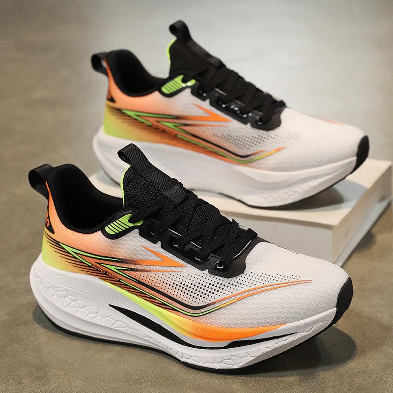 Youth breathable mesh shoes spring new large size couple sports casual shoes lightweight soft sole running shoes