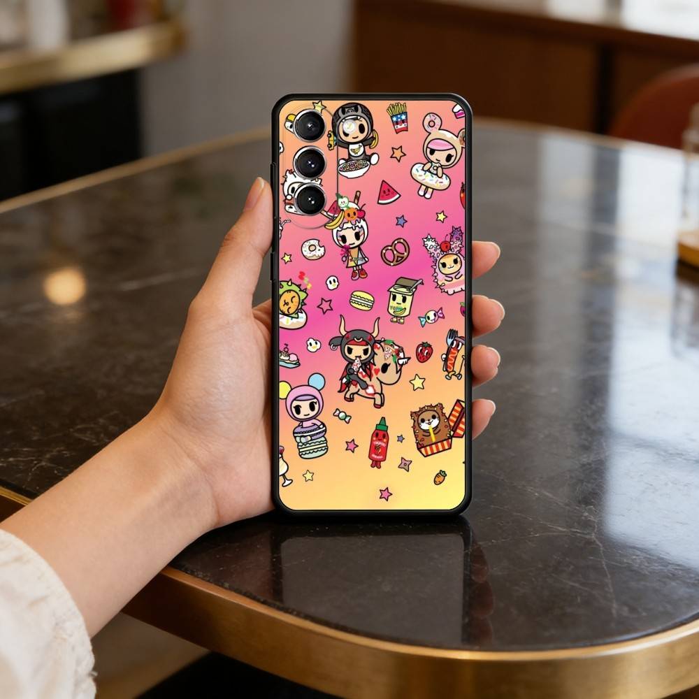 Japan T-Tokidokis CUTE Case for Samsung Galaxy S21 S25 FE S24 S23 Ultra S20 S9 S22 Plus S10 TPU Cover