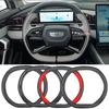 Leather Car Steering Wheel Cover for Geely Starray 2023 2024 2025 Non-slip Auto Interior Accessories