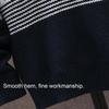 Thicken Plush Warm Cardigan Sweater Knitted Coat for Men Color Block Hooded Autumn Winter Daily Wear