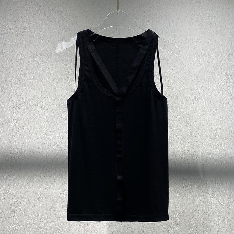 

2026 Summer Women s Slim-Fit Y-Strap Camisole - Unique Two-Tone Design Large