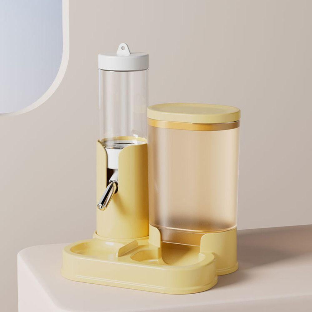 2 in 1 Hamster Water Dispenser Automatic with Base Pet Auto Dispenser Leak-Proof Hamster Water Bottle for Small Animal