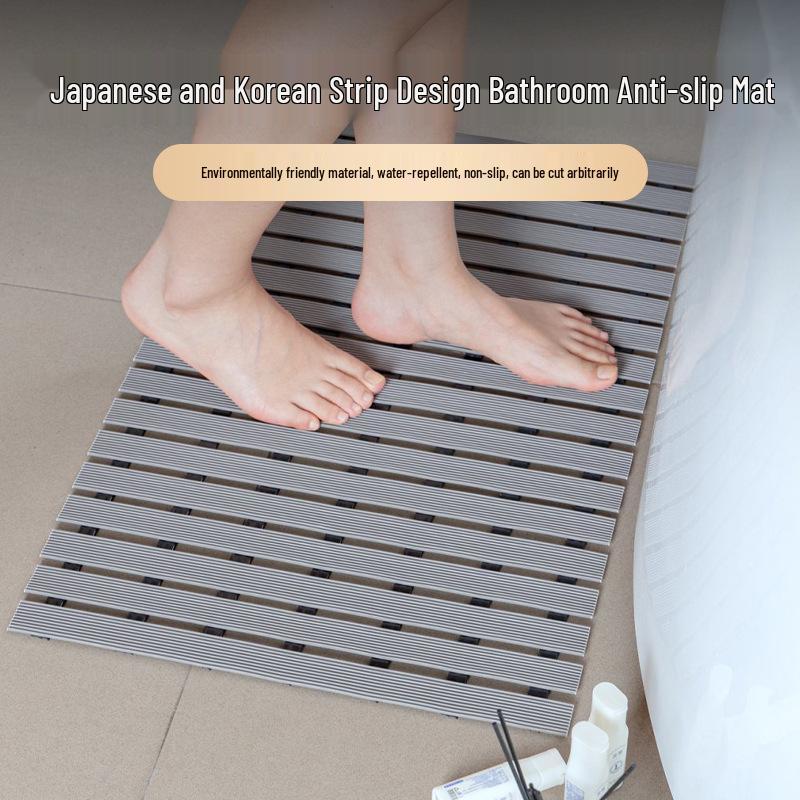 Thickened PVC Anti-Slip Waterproof Bathroom Floor Mat