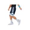 Li Ning Badfive Color Block Letter Sports Breathable Quick Dry Casual Shorts Men Shorts Deep-Navy-Blue Sky-Blue AAPU021-6