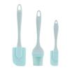 3Pcs Silicone Cream Scraper Set Nonstick Bread Cake Butter Spatula Mixer Oil Brush Removable Cake Spatula Kitchen Baking Tool