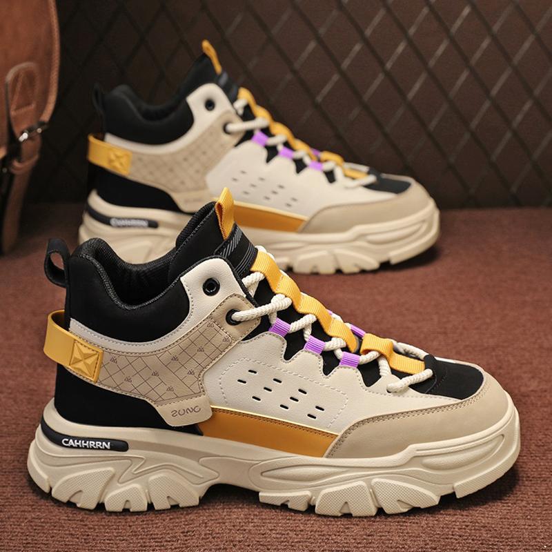 Fashion CYYTL Mens Boots Casual Shoes Cowboy Combat Tactical Winter Motorcycle Chelsea Ankle Work Outdoor Hiking Designer Luxury Leather