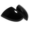 Gloss Black Auto Side Rearview Mirror Cover Caps Wing Mirror Housing For VW Touareg 2011 - 2018 7P6857537 7P6857538