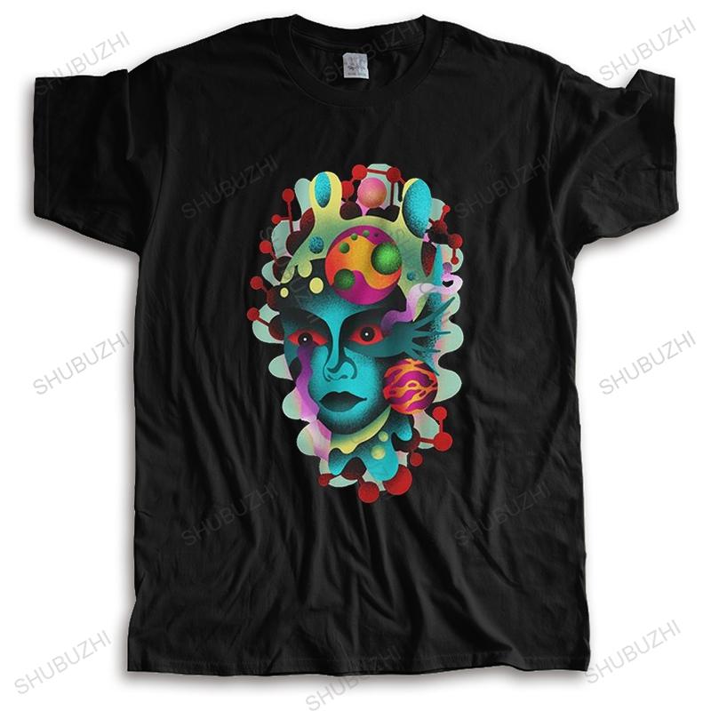 Lustiges Mode Fantastischer Planet T-Shirt Unisex Kurze Ärmel Grafik Alien T-Shirt Lockere Passform Baumwoll-T-Shirt Bedrucktes T-Shirt Merchandise