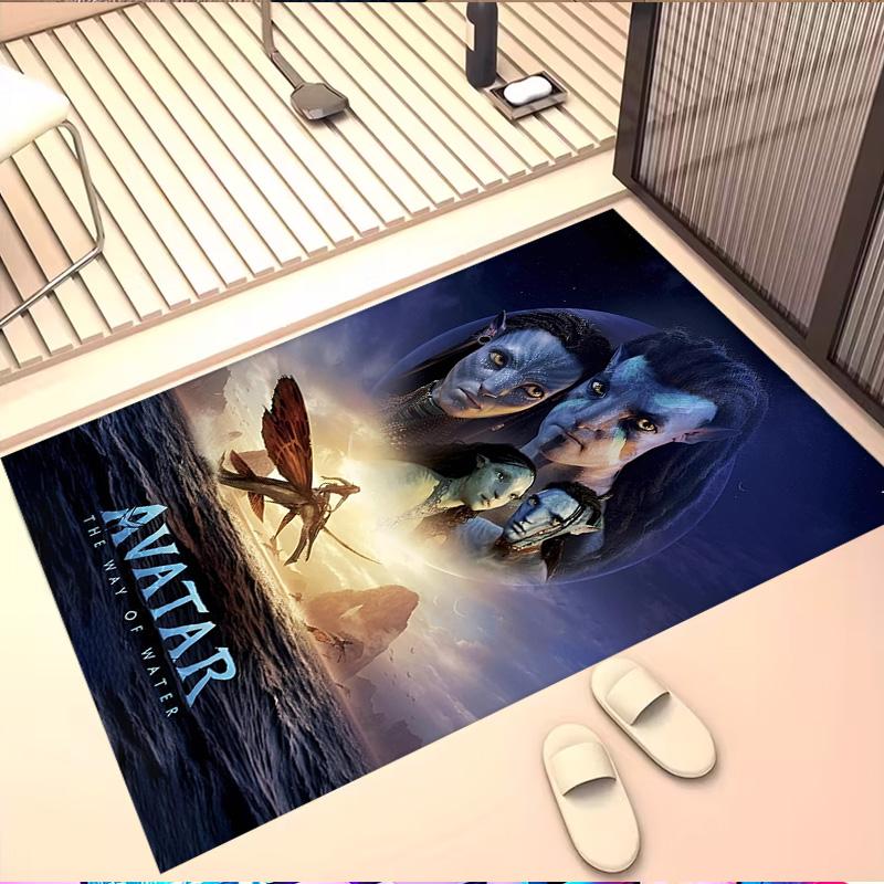 Tappeto con Stampa Avatar, Tappeto da Pavimento Lavabile, Per Ingresso, Stanza del Dormitorio, Lavanderia, Ufficio, Studio, Decorazione per la Casa, Regalo di Compleanno, Natale