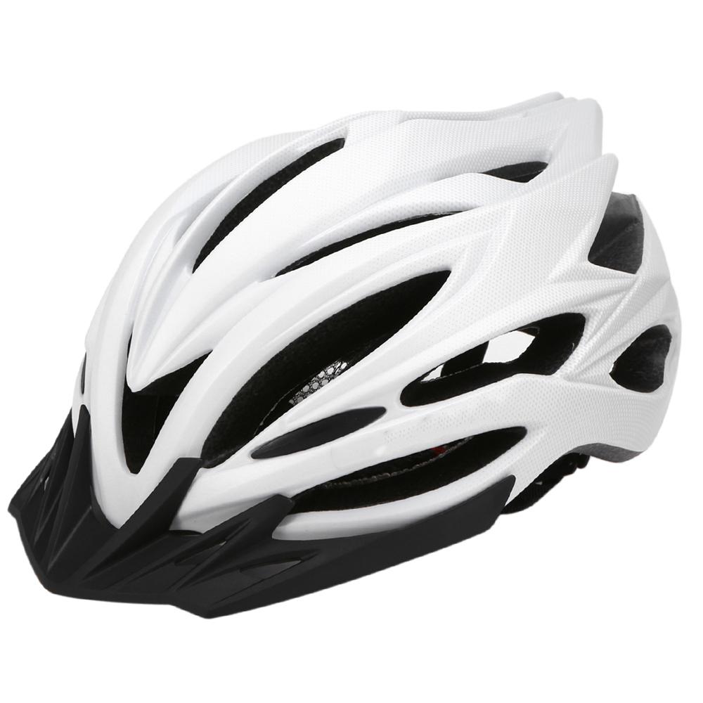 Breathable Cycle Helmet with Rear Light Sun Visor Women Men Lightweight Safety Helmet Bike Helmet for Mountain Bicycle