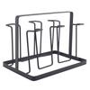 6 Glass Cups Stand Holder Drying Shelf Kitchen Water Cup Rack Home Hanging Drainer Storage Rack Accessories-B61B