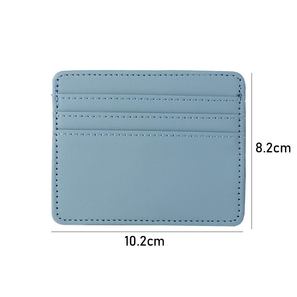 Bank Card Business ID Card Short Purse Slim Billfold Women Men Short Wallet Multi Slot Card Holder