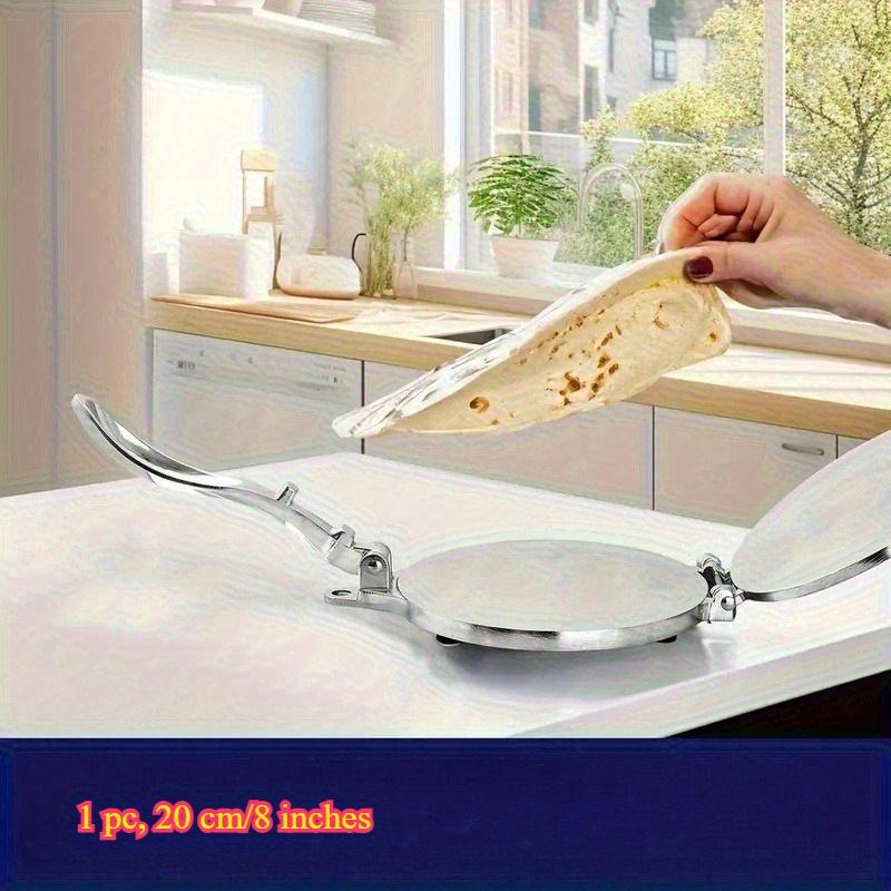 8 Inch Mexican Tortilla Press,Heavy Duty Manual Non Stick Surface, Quick 5-Second Pressing for Perfect Tortillas, Pancakes, Pizza, Indian Flatbreads