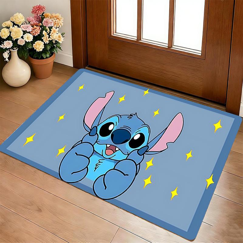 Stitch Night Living Room Nonslip Area Rug Soft Carpet For Bedroom Game Playroom Sofa Office Home Decor Doormat Christmas Gift C929608