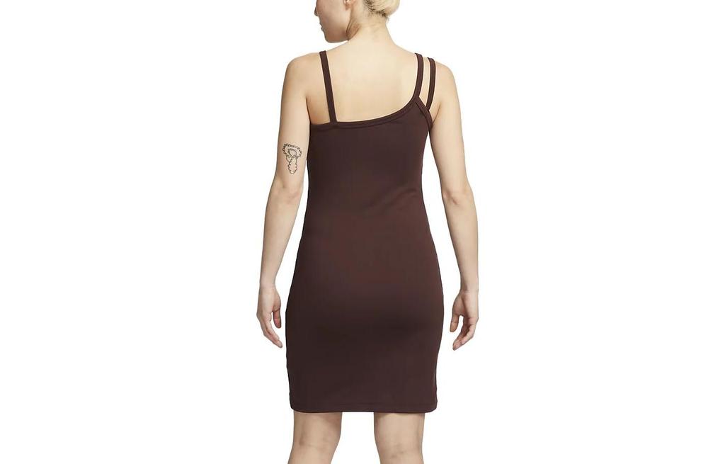 Nike Slip Dresses Women's Brown Moderate Short DV7935-227