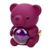 Cute Bear with Preserved Rose Eternal Flowers Rotating Rose Box for Weddings Anniversaries Bridal Showers