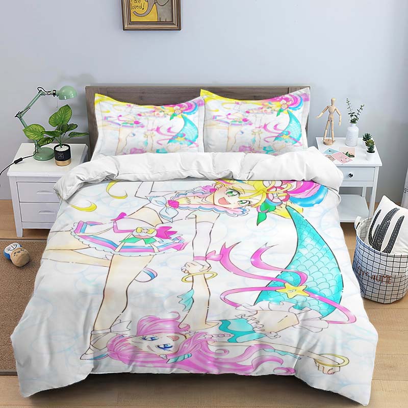 The Three-piece Pretty Cure Bedding Set—which Includes A Duvet Cover and Two Pillowcases—is The Perfect Holiday Choice.