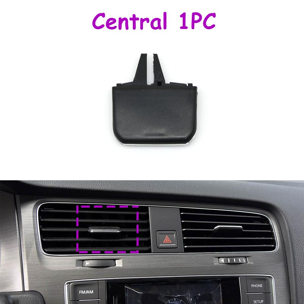 Golf 7 1/2PCS Car Front Dashboard Rear Air Conditioner AC Vent Grille Outlet Tab Clip Pick Slider For VW Volkswagen 2014-