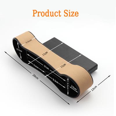 Car Seat Crevice Storage Box Seat Gap Slit Filler Holder For Wallet Phone Cigarette Slit Pocket Car Storag Box Car Accessories