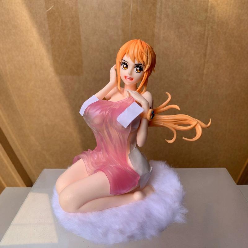 

Прекрасная фигурка Нами в кимоно из серии Bb Girl One Piece, с двумя сменными головами, в пакете, аниме-коллекционная статуэтка для поклонников аниме