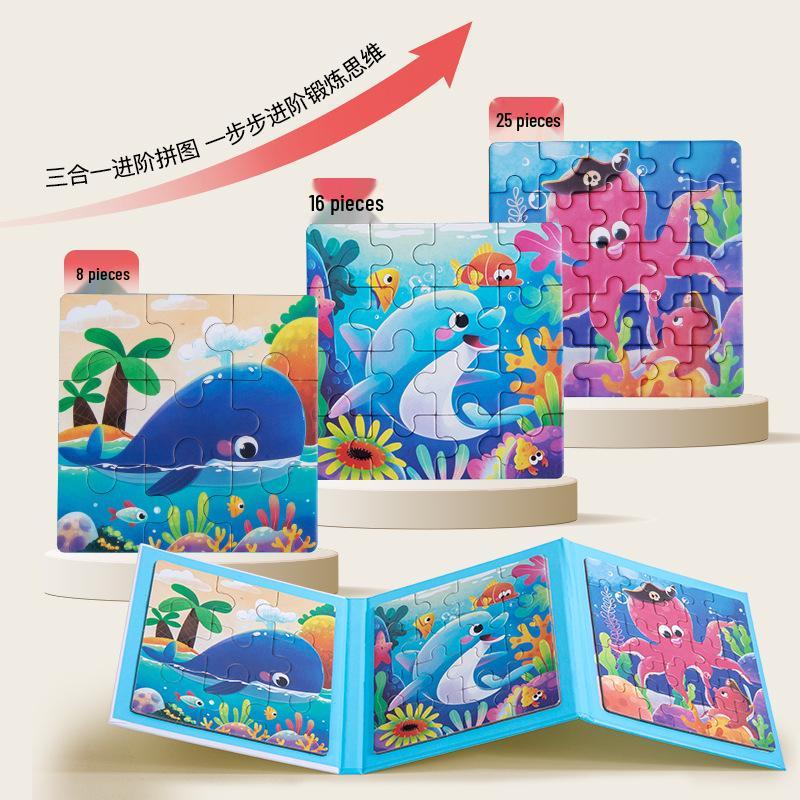 

Advanced Magnetic Puzzle Set for Toddlers: Early Education Toy for Ages 0-6
