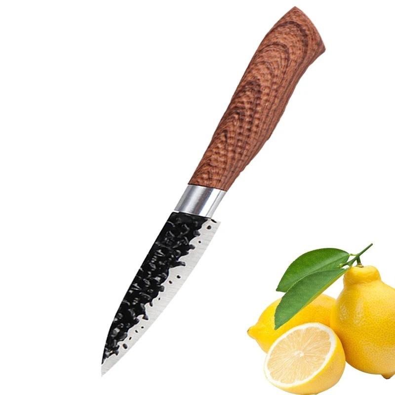 

WXCOO Stainless Steel Household Kitchen Knives Fruit Peeler Meat Cleaver Butcher Knife Cooking Utility Chef Fruit Slicing