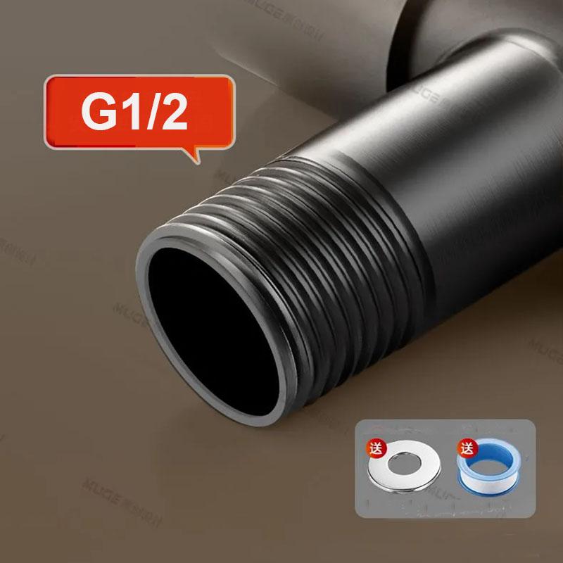 Wall-mounted Kitchen Sink Faucet Mop Pool Tap Single Hole Faucet Brass 360º Free Spin Single Cold Faucet