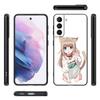 Cosplay Katze Hülle für Samsung Galaxy S21 S22 S20 Ultra FE Plus S7 S8 S9 S10 Plus Hüllen Funda Lovely Cute Kawaiii Mädchen Anime