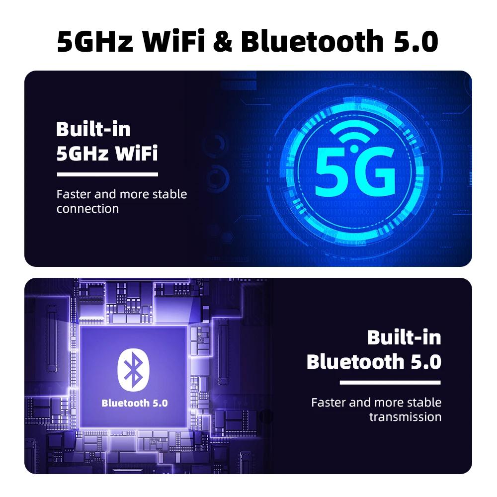 2in1 Wireless CarPlay Android Auto Mini Smart Ai Box Wired To Wireless Carplay For USB/Type C Connection Dongle Plug And Play