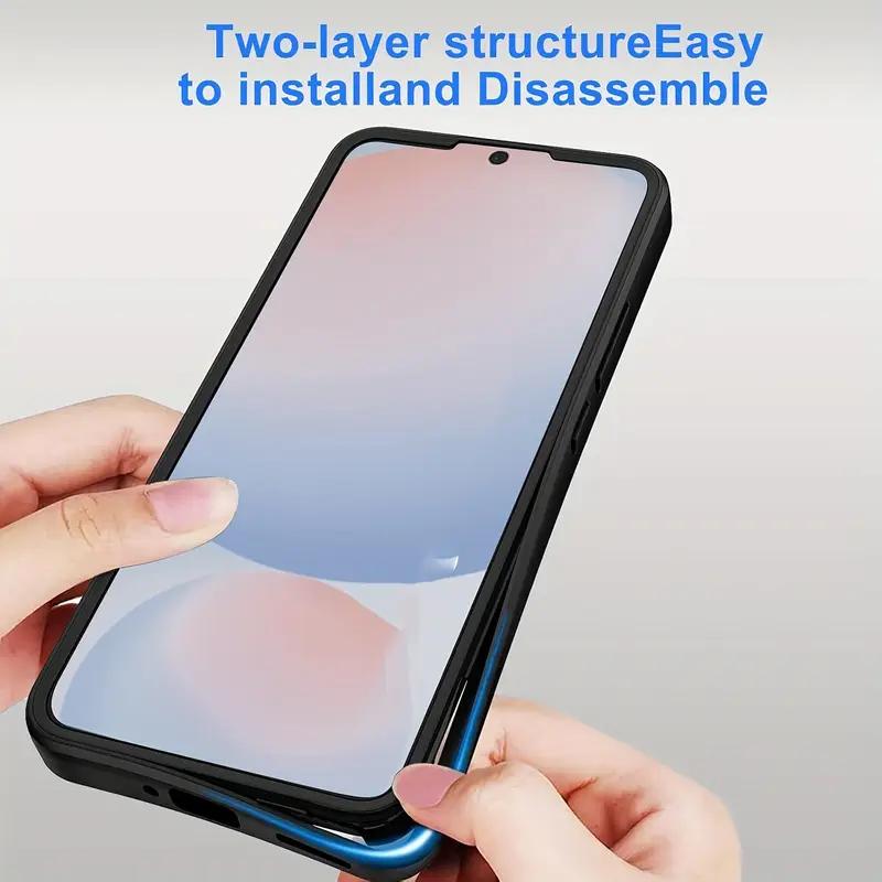 360° Oboustranný průhledný kryt na telefon pro Samsung Galaxy A36 A56 A26 A35 A34 A55 A54 A53 A25 5G A16 A15 A14 A13 A12 A06 A05 A04