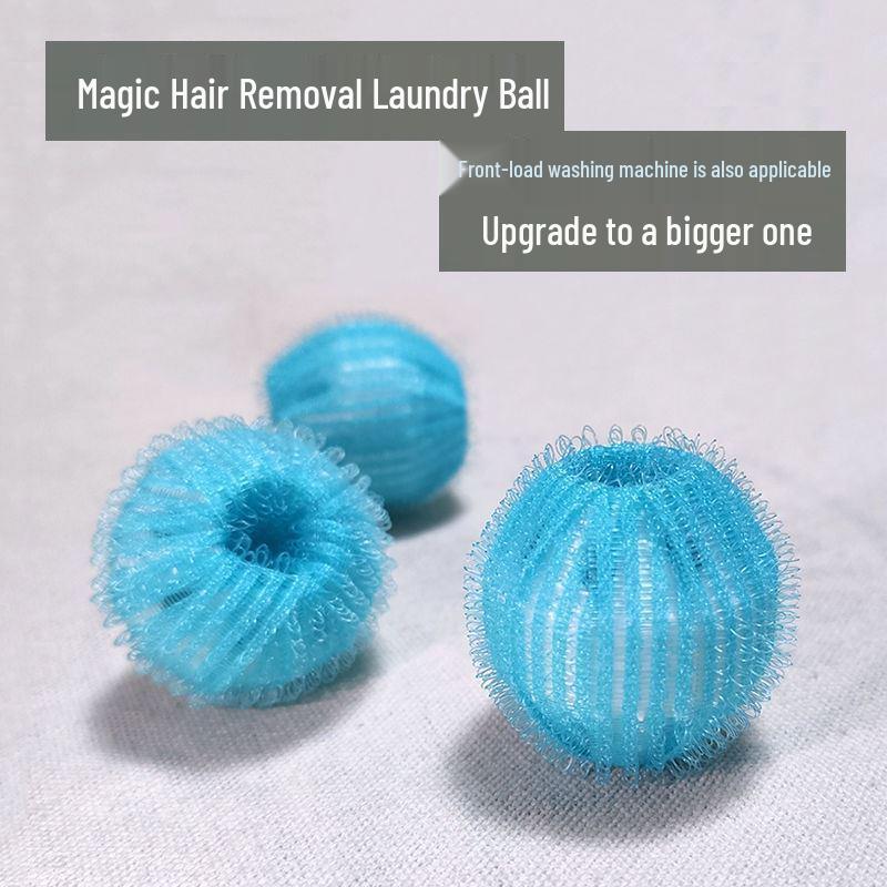 Nylon Laundry Balls: Anti-Tangle Hair Removal & Lint Remover for Washing Machines