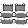 Brake Pads Front and Rear Replacement for V-Star  Midnight 2007-2008 / V-S