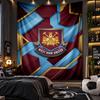 Arazzo da Appendere alla Parete Stampa Calcio West Ham United Tessuto per Soggiorno Camera da Letto Decorazione per la Casa