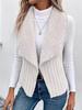2024 European & American Autumn/Winter New Fashion Casual Sleeveless Versatile Vest
