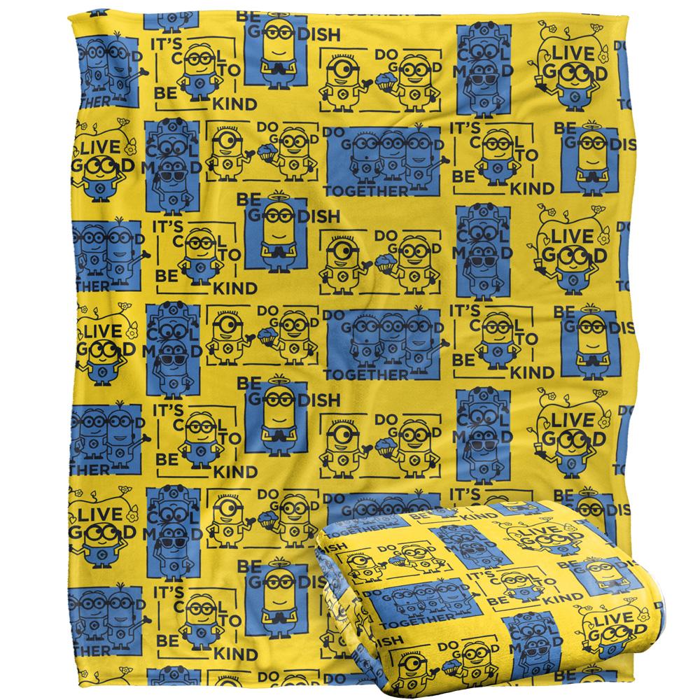 Minions Positivity Squares Blanket