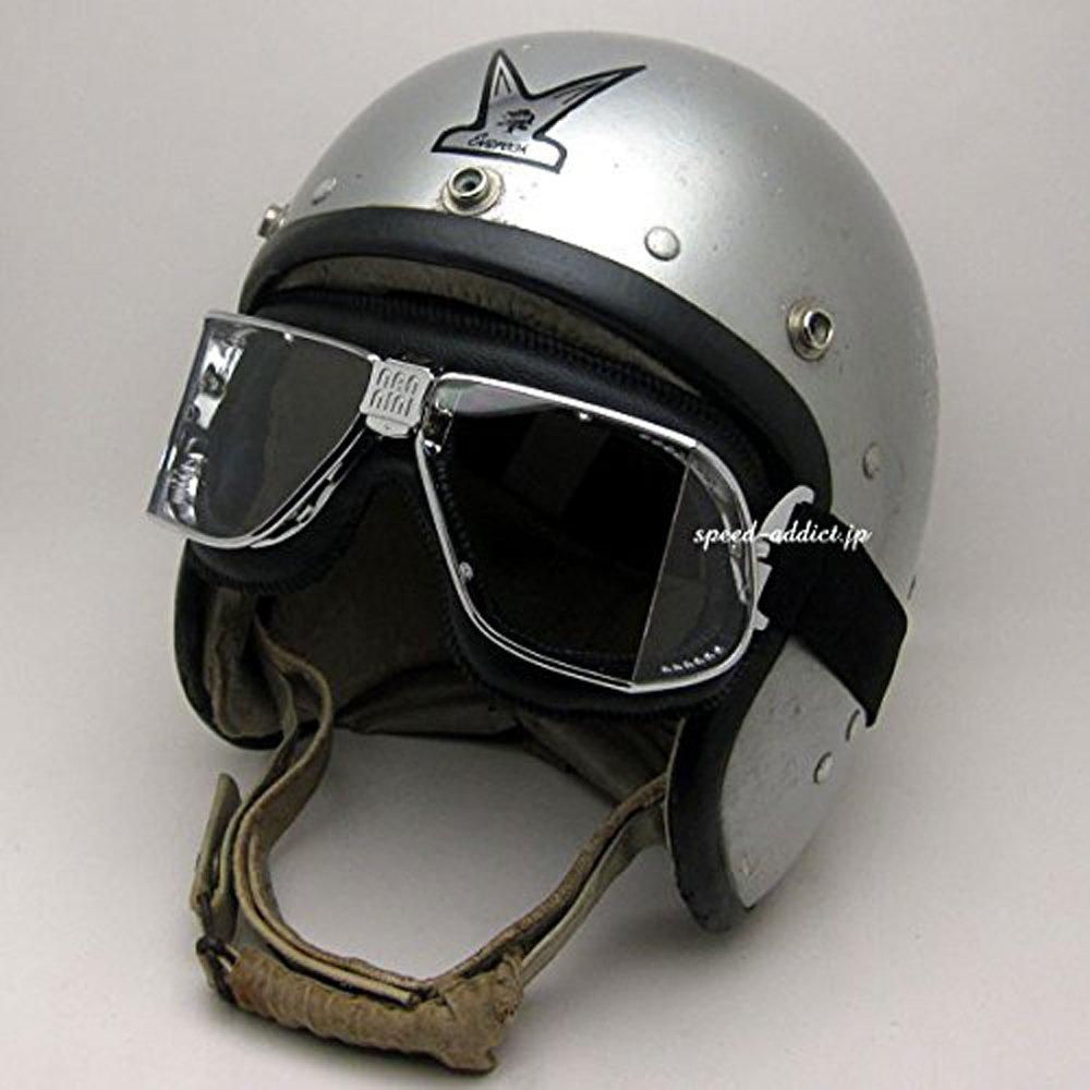 Nannini Custom GOGGLE BLACK/CHROME × ANTI FOG CLEAR