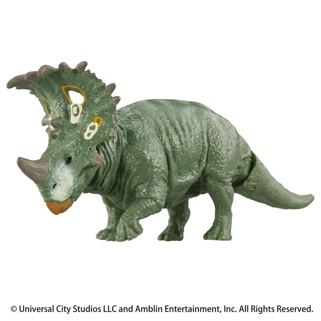 TAKARA TOMY Ania Jurassic World Sinoceratops Ania Battle Animal Dinosaur Toy for Ages 3 and Up (with Card)