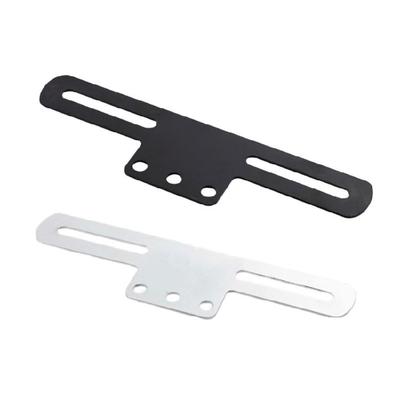 Adjustable Motorbike Light Bracket License Plate Frame Mount Support with Rear Illumination Mount for Enhancing Security