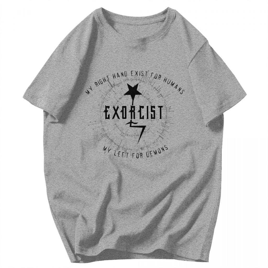 Men T Shirt Exorcist Japanese Horror Film Pops Y2K Graphic Anime Unisex Tops T Shirts