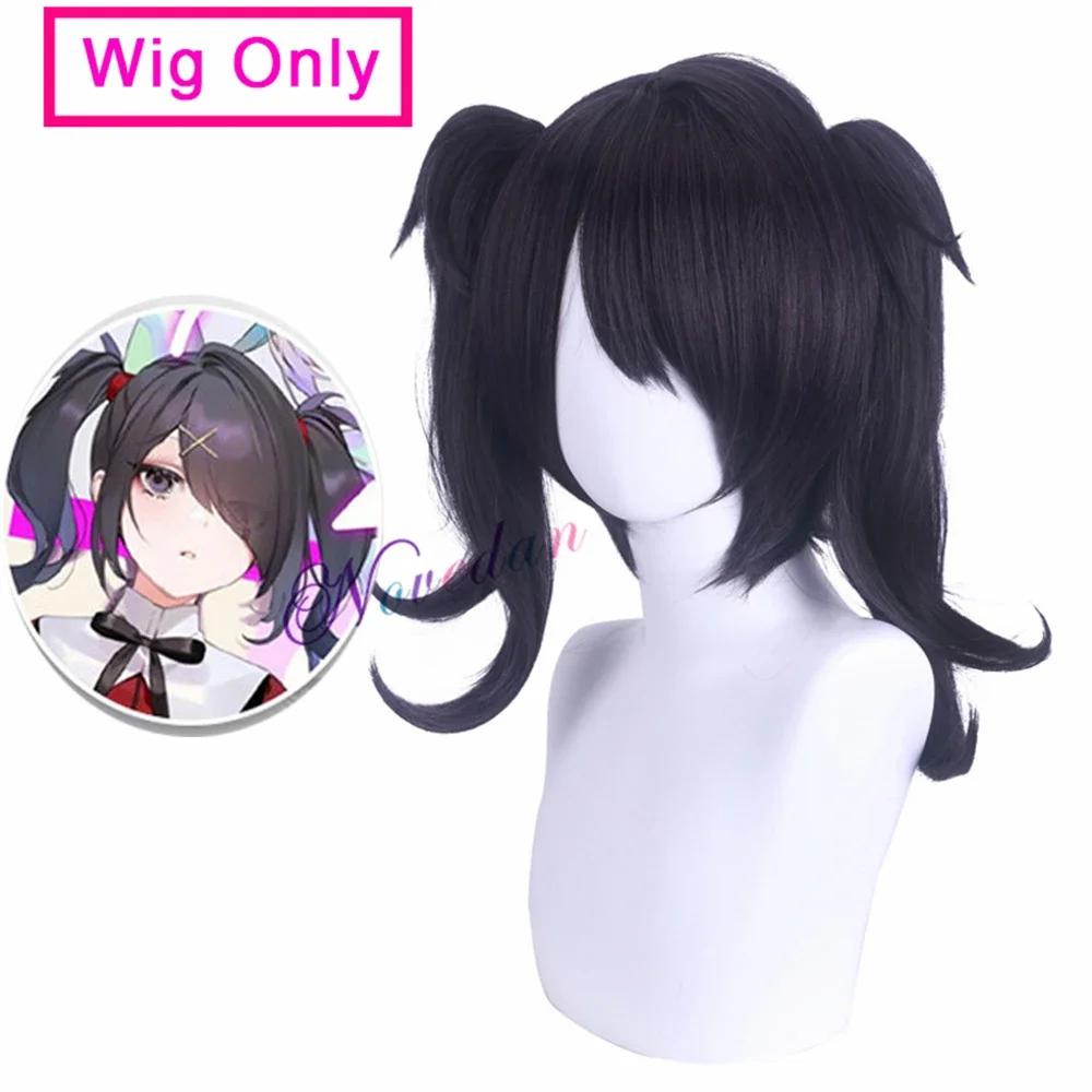 Needy Girl Overdose Cosplay Kostuum Pruik Anime JK Uniform Leren Rok Jurk Abyss KAngel Ame Chan Cosplay Kostuum Grote Maten One Size&Needy Girl Overdose
