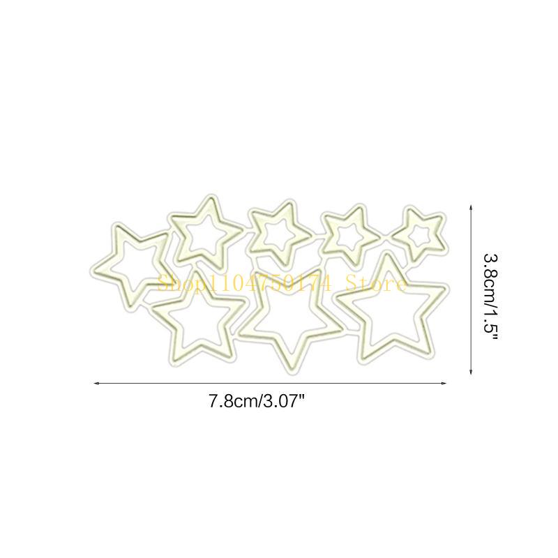 Stars Metal Cutting Dies Stencil Scrapbooking DIY Album Stamp Paper Card for Handmade Greeting Cards Embossing Decor top sale