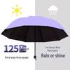 Paraguas Plegable a Prueba de Viento de 12 Varillas para Hombres y Mujeres, Doble Uso: Sol y Lluvia, Protección UV