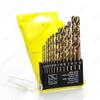 13pcs/set M43 Drill Bit Set, Including Cobalt Professional Spiral Drill Bits, Suitable for Wood Metal Stainless Steel Drill Bits